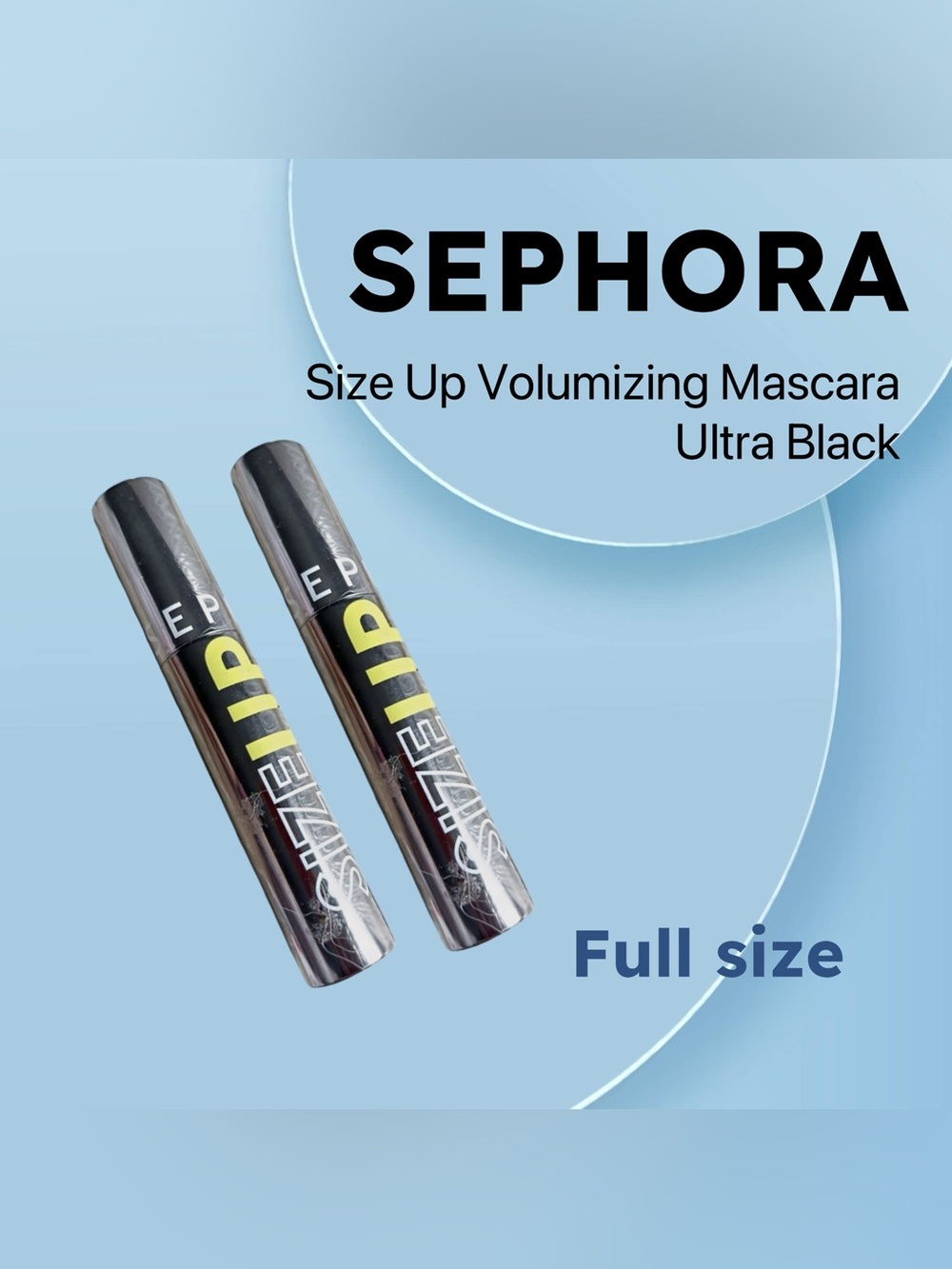 ⚡️🇫🇷🆕NIB SEPHORA |FULL| 2X Ultra Black Size Up Volumizing & Lengthening Mascara